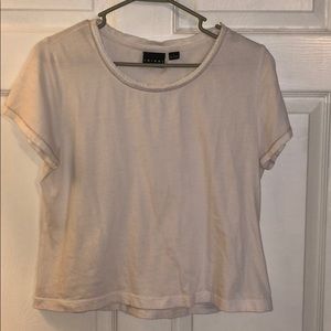 White crop top
